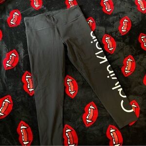 Calvin Klein Performance Logo Leggings - Black - XL